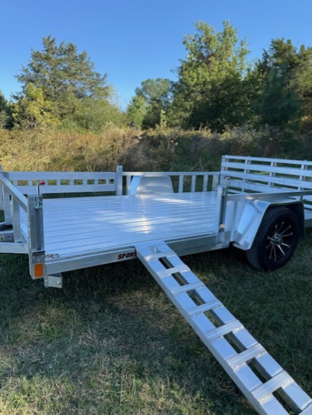 New 2026 Sport Haven 7x12 Aluminum Utility Trailer