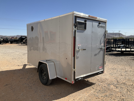 New 2026 Compass 5'x10' Enclosed Cargo Trailer - Indigo DLX