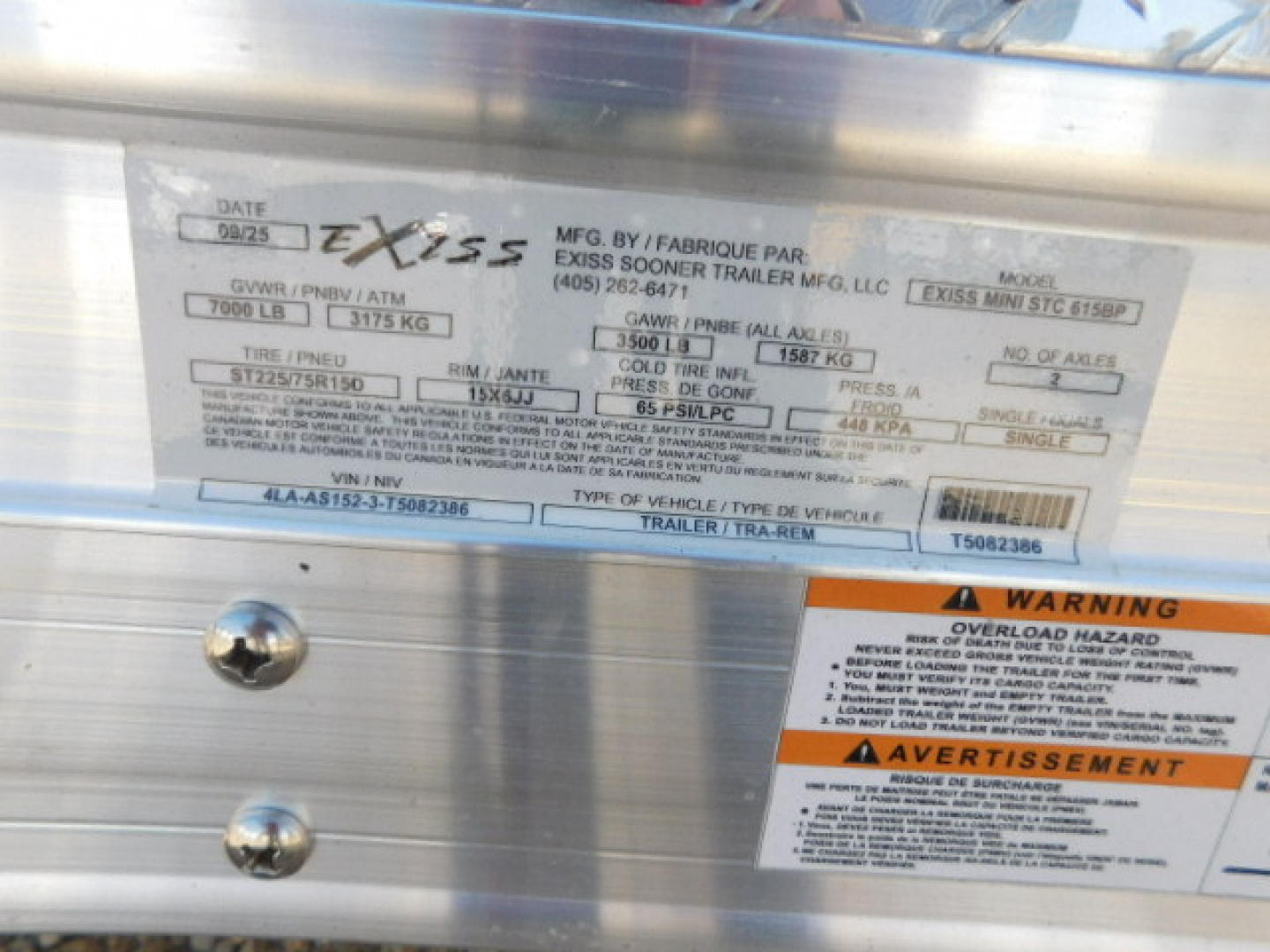 New 2026 Exiss Trailers 615W 6 Pen Mini Combo Stock Combo Trailer