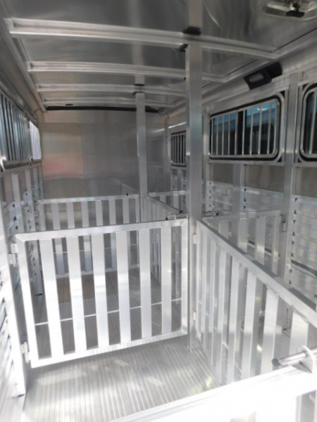 New 2026 Exiss Trailers 615W 6 Pen Mini Combo Stock Combo Trailer