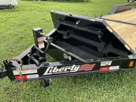 New 2026 Liberty 22' Tilt Trailer 8" I BEAM 15.4K (16' tilt +6' stationary) Tilt Trailer
