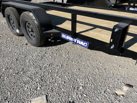 New 2026 Sure-Trac 7 X 14 TUBE TOP 7K Utility Trailer
