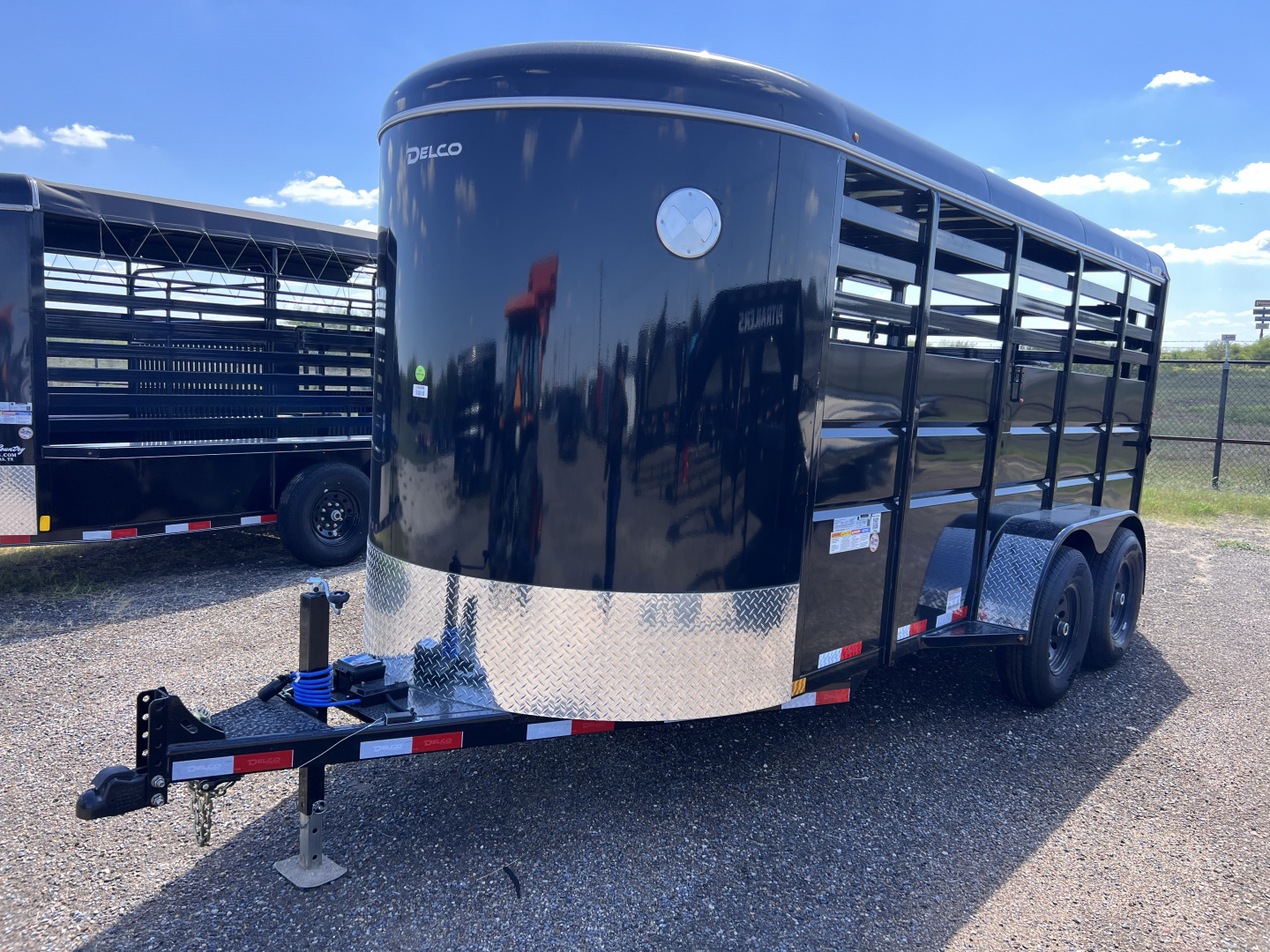 New 2026 Delco Trailers 6x16ft BP Livestock Trailer