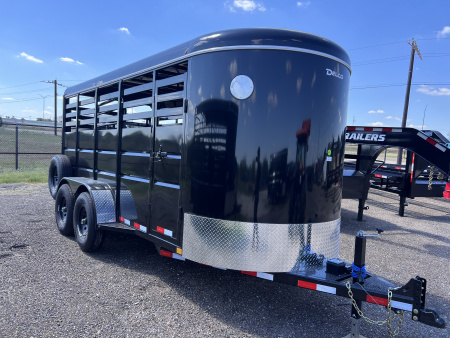 New 2026 Delco Trailers 6x16ft BP Livestock Trailer
