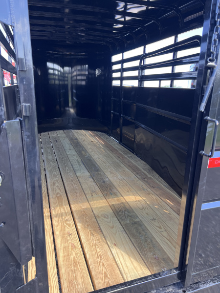 New 2026 Delco Trailers 6x16ft BP Livestock Trailer