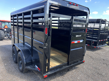 New 2026 Delco Trailers 6x16ft BP Livestock Trailer
