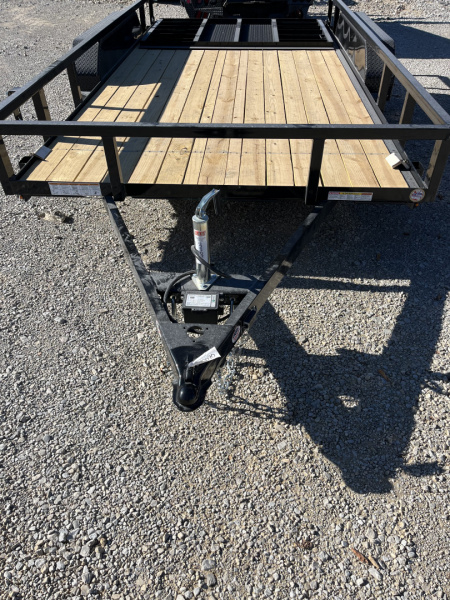 New 2026 Sure-Trac 7X14 TUBE TOP 7K Utility Trailer