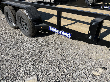 New 2026 Sure-Trac 7X14 TUBE TOP 7K Utility Trailer