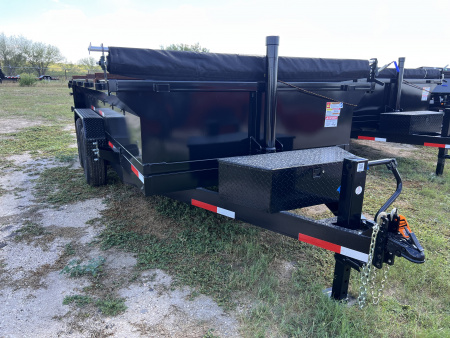 New 2026 Texas Pride Trailers 7x14ft Dump Trailer 2ft Walls