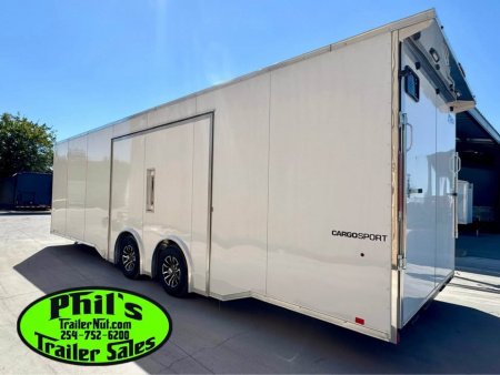 New Pace American 8.5X28 ENCLOSED CAR HAULER WITH FULL ESCAPE DOOR & REMOVABLE FENDER! Car / Racing Trailer