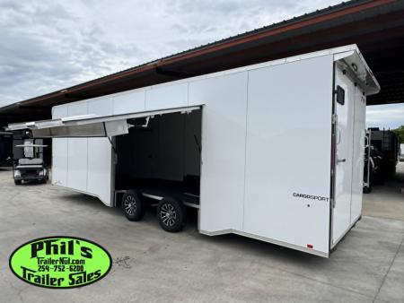 New Pace American 8.5X28 ENCLOSED CAR HAULER WITH FULL ESCAPE DOOR & REMOVABLE FENDER! Car / Racing Trailer