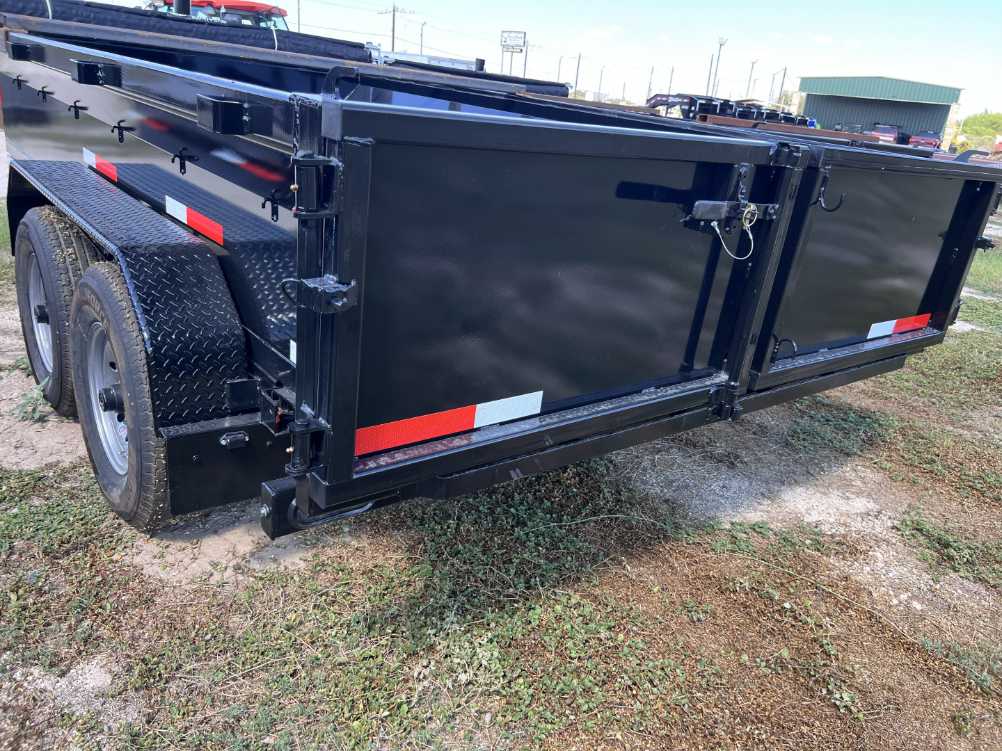 New 2026 Texas Pride Trailers 7x14ft Dump Trailer 2ft Walls