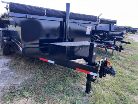 New 2026 Texas Pride Trailers 7x14ft Dump Trailer 2ft Walls