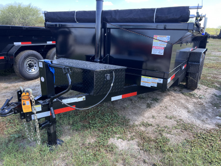New 2026 Texas Pride Trailers 7x14ft Dump Trailer 2ft Walls