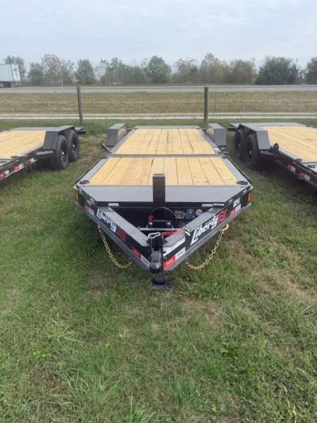 New 2026 Liberty 22' Tilt 16K w/ HYDRAULIC JACK & TILT 8" I BEAM (16' tilt +6' stationary) Tilt Trailer