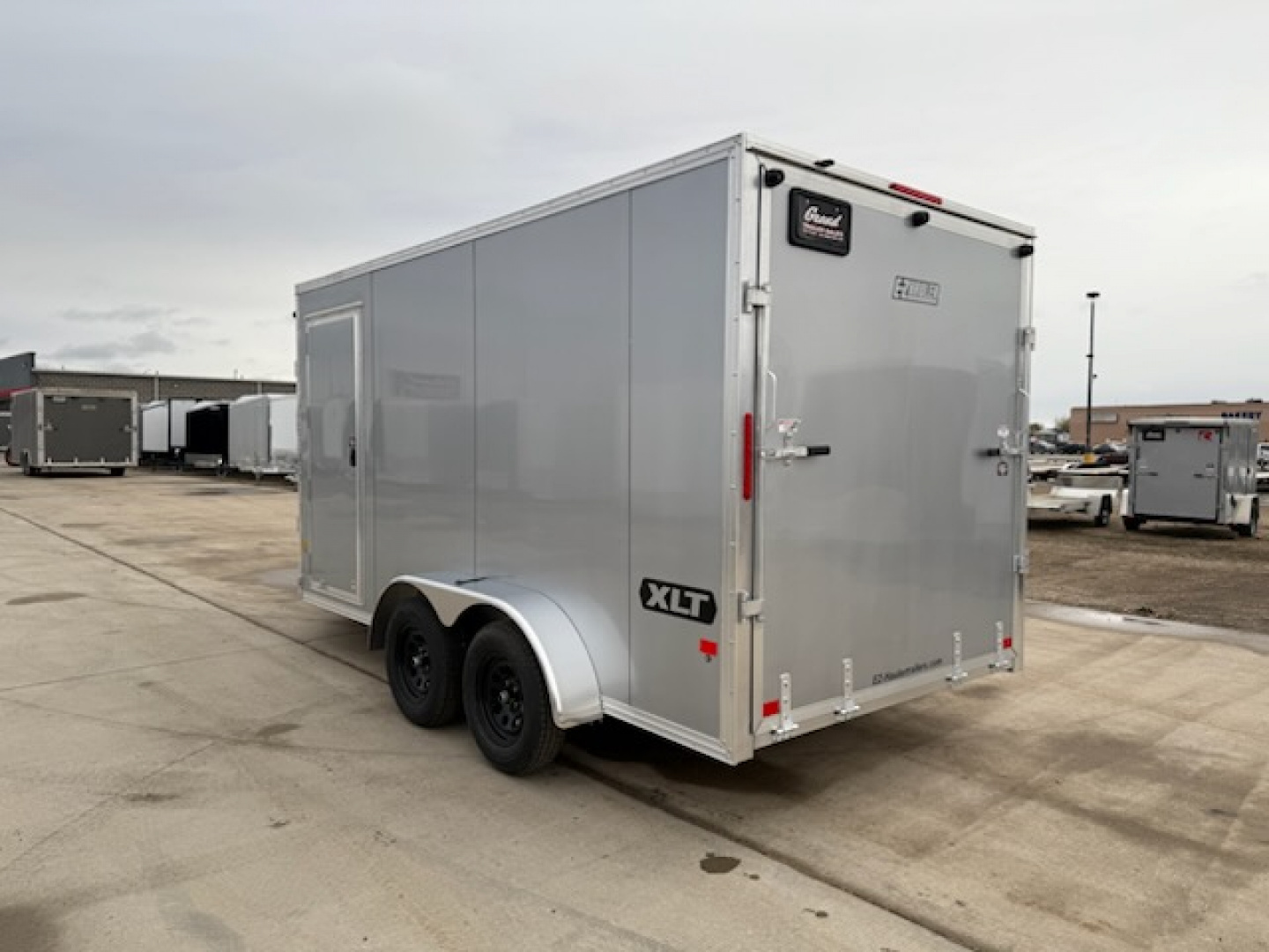 New 2026 E-Z Hauler EZES7X14+5-XLT PRO Snowmobile Trailer/ Enclosed Trailer