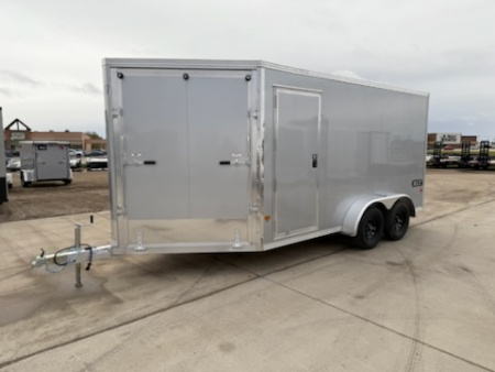New 2026 E-Z Hauler EZES7X14+5-XLT PRO Snowmobile Trailer/ Enclosed Trailer