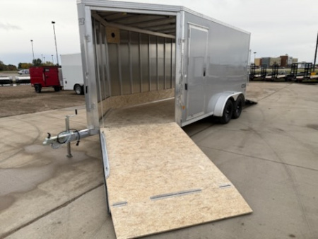 New 2026 E-Z Hauler EZES7X14+5-XLT PRO Snowmobile Trailer/ Enclosed Trailer