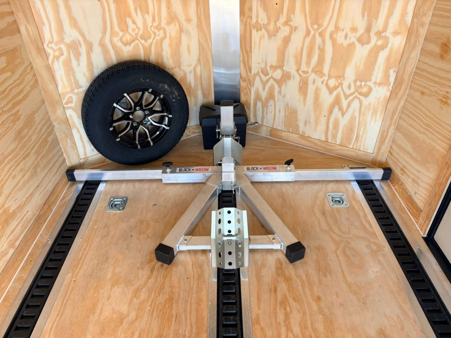 New 2026 Rock Solid Cargo 7x16 Custom Motorcycle Trailer