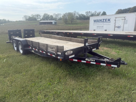 Used 2017 Big Tex Trailers 83X20 (17+3) w/ MEGA RAMPS Equipment Trailer