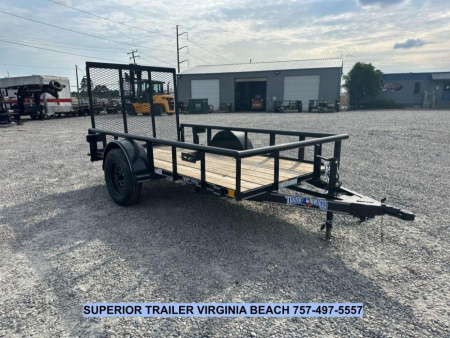 New 2025 TEXAS BRAGG TRAILERS 5X10P w/ Gate Utility Trailer