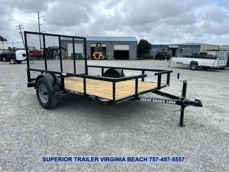 New 2025 TEXAS BRAGG TRAILERS 6x10LD w/ Gate Utility Trailer