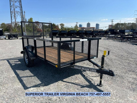 New 2025 TEXAS BRAGG TRAILERS 5x10LD w/ 2ft Expanded Sides & Gate Utility Trailer