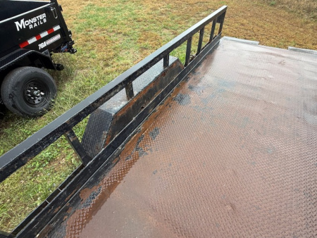 Used 2017 Liberty 20' Tilt Trailer 14K STEEL DECK (16' tilt +4' stationary) Tilt Trailer