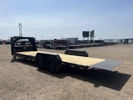 New 2026 PJ 83"x24' Gooseneck Equipment Tilt Trailer – T6