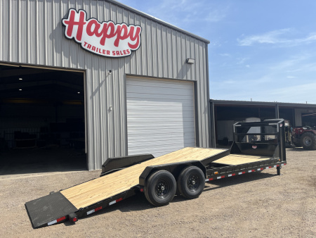 New 2026 PJ 83"x24' Gooseneck Equipment Tilt Trailer – T6