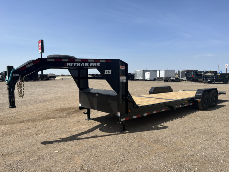 New 2026 PJ 83"x24' Gooseneck Equipment Tilt Trailer – T6