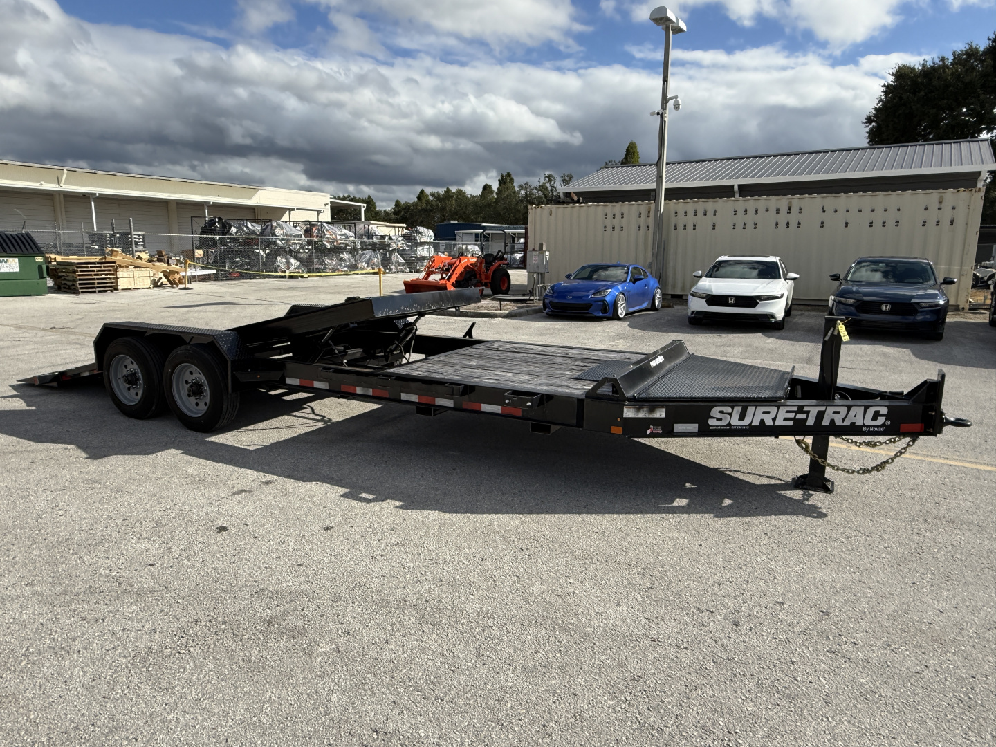 New 2023 Sure-Trac 7X16+6 Pro Series Beam Tilt Equipment Trailer 22K
