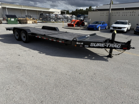New 2023 Sure-Trac 7X16+6 Pro Series Beam Tilt Equipment Trailer 22K