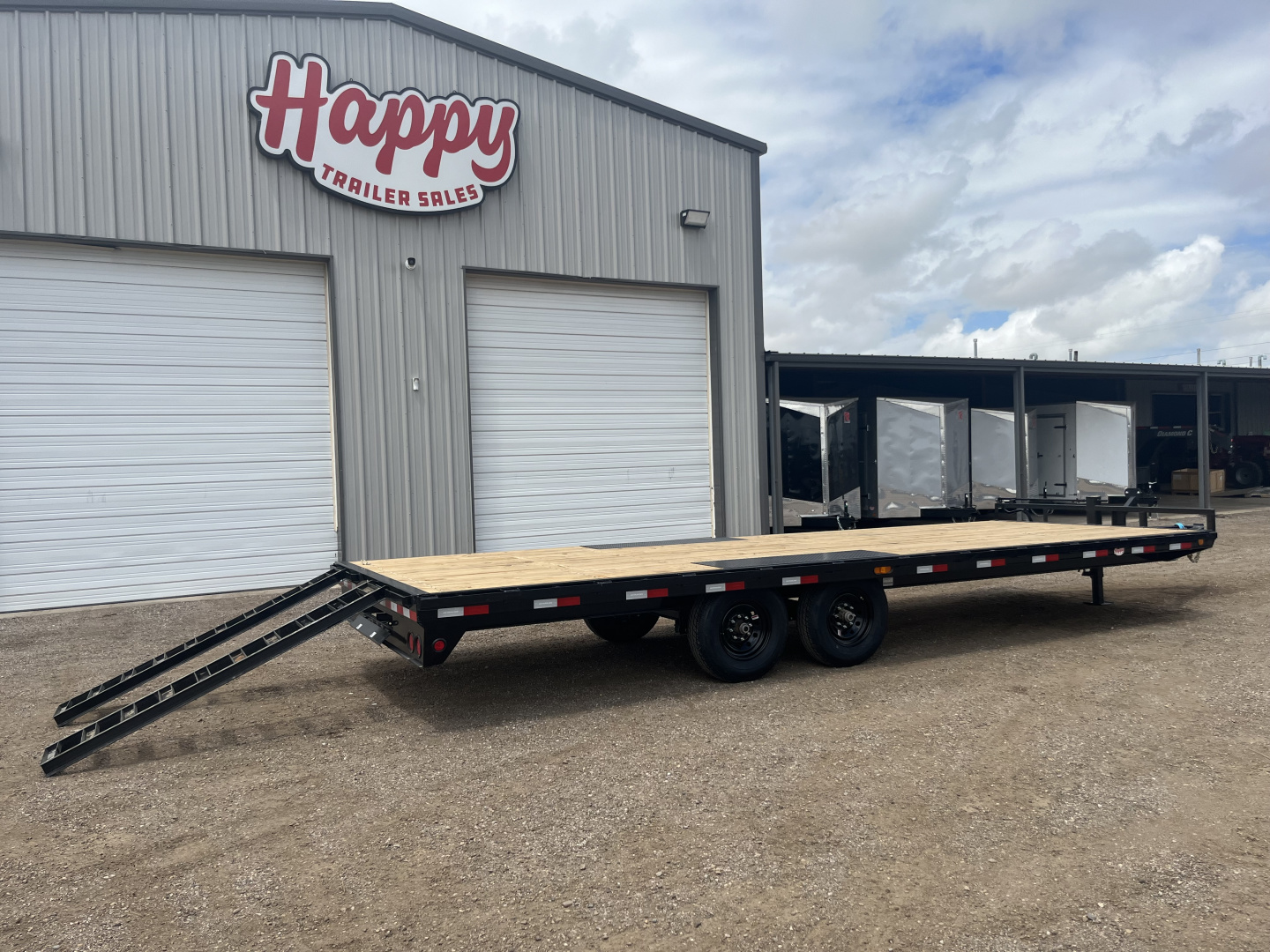 New 2026 PJ 102"x24' BP 8" I-Beam Deckover Trailer – F8