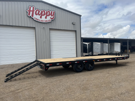 New 2026 PJ 102"x24' BP 8" I-Beam Deckover Trailer – F8
