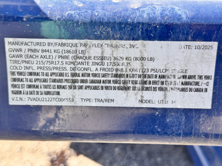 New 2026 Air Tow UT16-14 Drop Deck Trailer