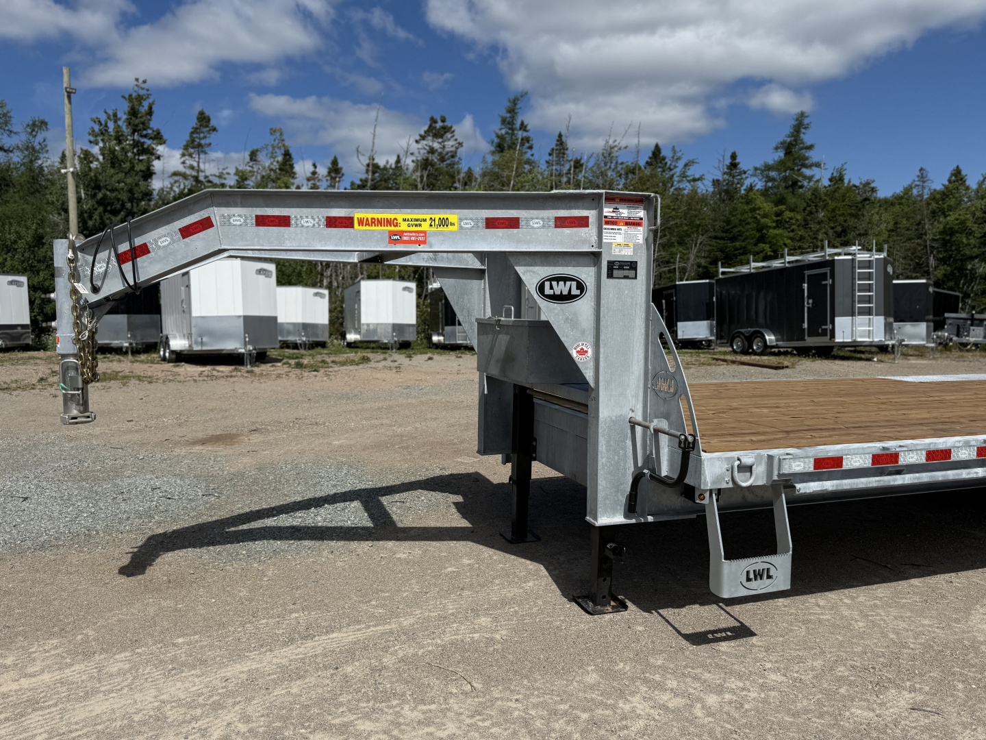 New 2025 LWL Trailers 20 + 5 Gooseneck 21,000 Lb Deckover Trailer