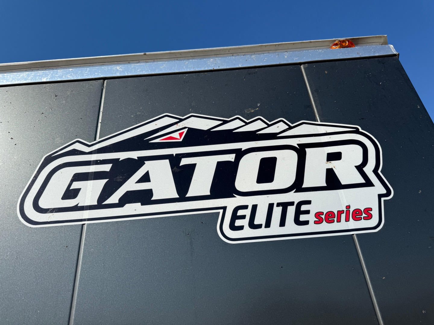 New 2026 Gator Elite 7 x 18 plus 5' V nose Snowmobile Trailer