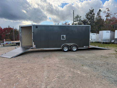New 2026 Gator Elite 7 x 18 plus 5' V nose Snowmobile Trailer