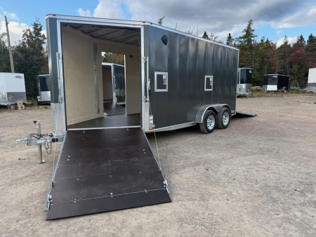 New 2026 Gator Elite 7 x 14 plus 5' V nose Snowmobile Trailer