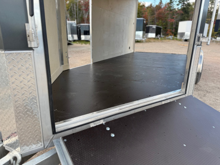 New 2026 Gator Elite 7 x 14 plus 5' V nose Snowmobile Trailer