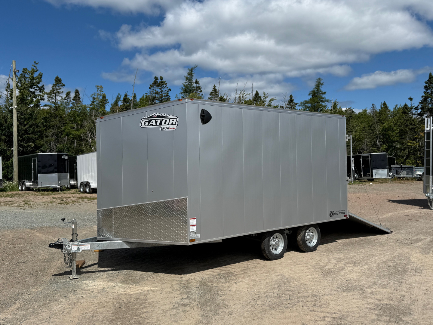 New 2026 Gator Canada Gator Snow 8 1/2' x 12' Snowmobile Trailer