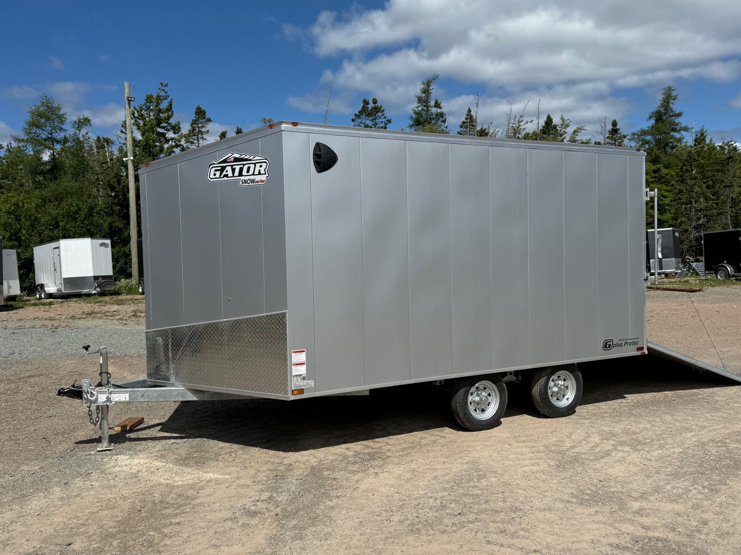 New 2026 Gator Canada Gator Snow 8 1/2' x 12' Snowmobile Trailer