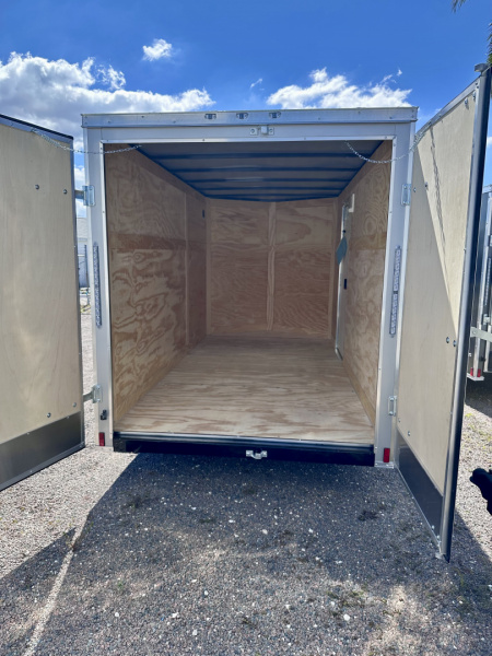 New 2026 Anvil 6X12 SA SILVER DOUBLE REAR DOORS Cargo / Enclosed Trailer