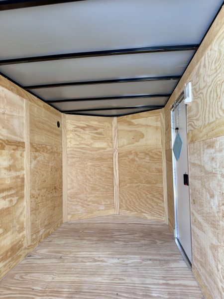 New 2026 Anvil 6X12 SA SILVER DOUBLE REAR DOORS Cargo / Enclosed Trailer