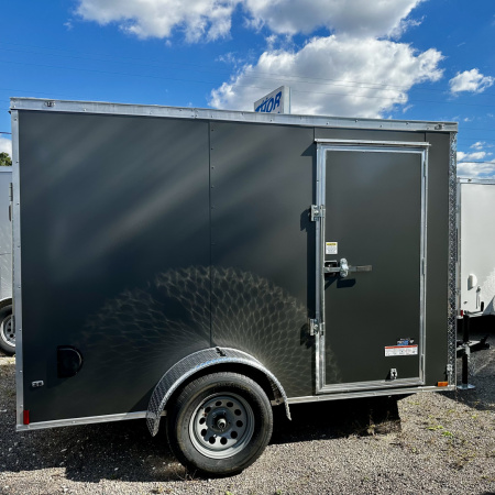 New 2026 Anvil 6X10 SA CHARCOAL WITH RAMP DOOR Cargo / Enclosed Trailer