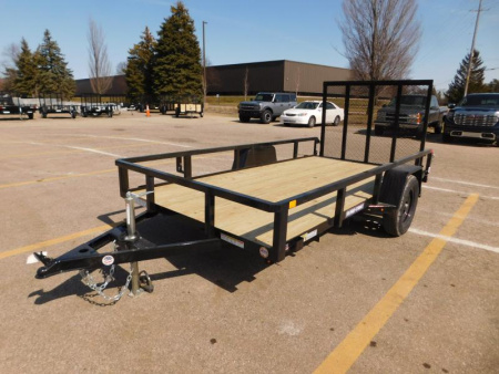 New 2025 Sure-Trac STUTT7212-BP-030 Utility Trailer