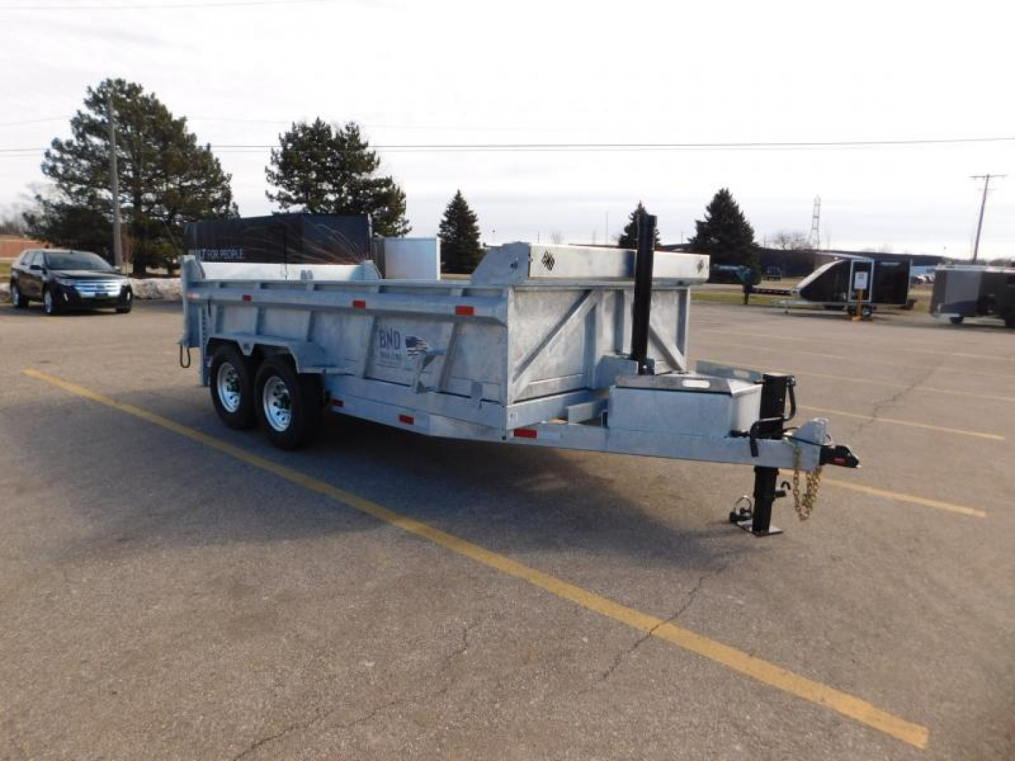 New 2025 BND Trailers GAL7X14 Dump Dump Trailer