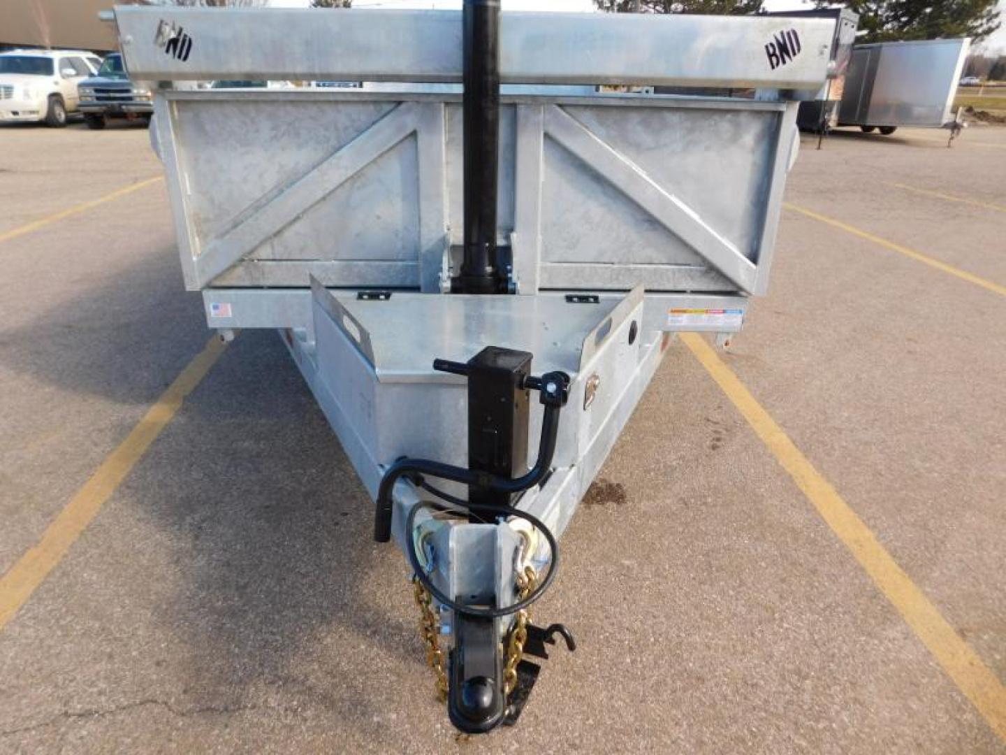 New 2025 BND Trailers GAL7X14 Dump Dump Trailer