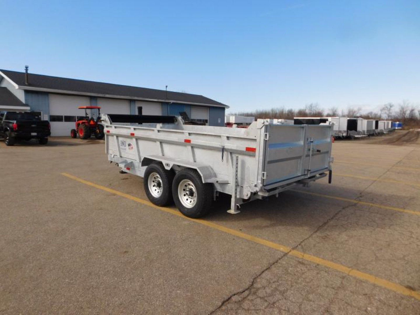 New 2025 BND Trailers GAL7X14 Dump Dump Trailer
